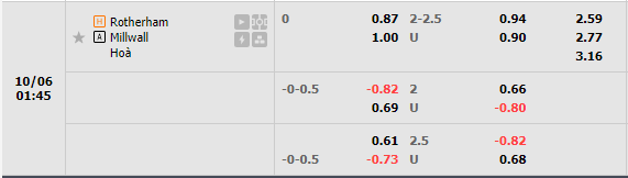 Nhận định Rotherham vs Millwall (1h45 ngày 610, Hạng Nhất Anh) 1