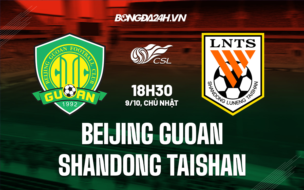 Beijing Guoan vs Shandong Taishan