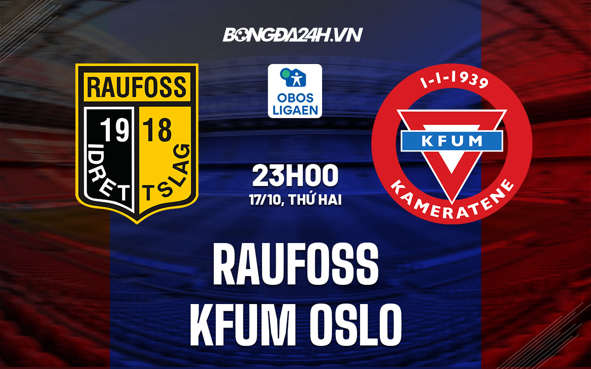 Raufoss vs KFUM Oslo Raufoss vs KFUM Oslo