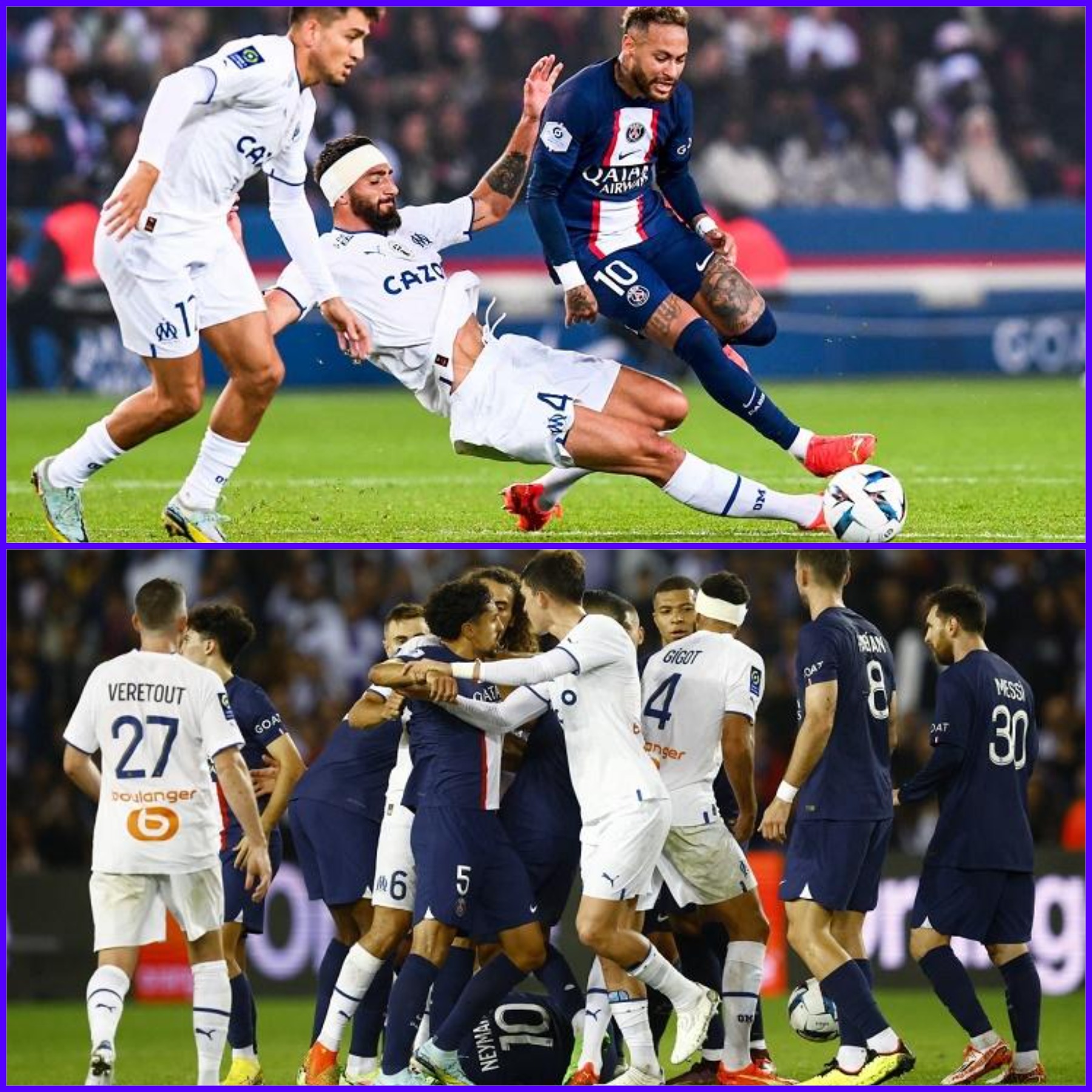 Trận PSG vs Marseille căng thẳng tột độ vì Neymar 1