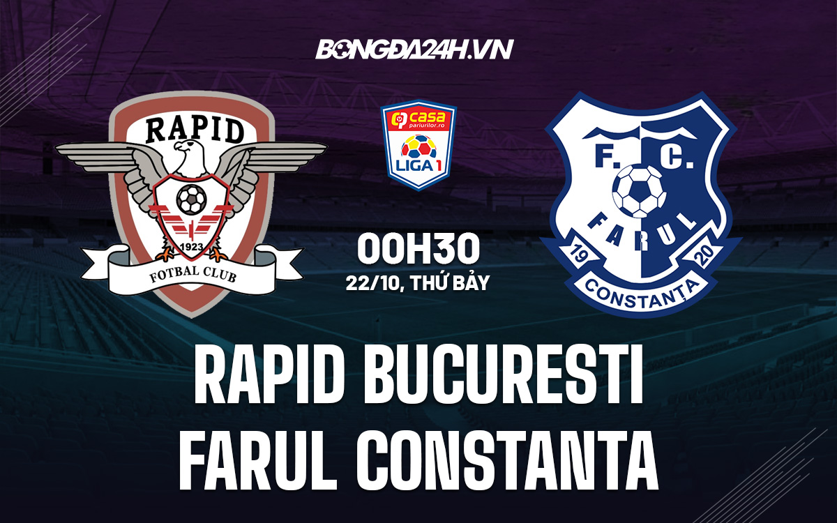 Rapid Bucuresti vs Farul Constanta