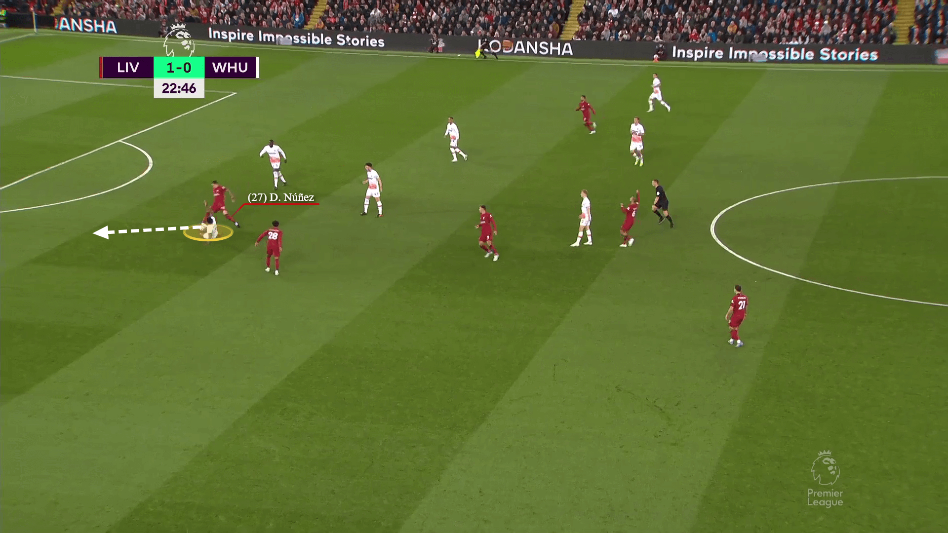 Darwin Nunez vs West Ham Tân binh bom tấn đã bắt nhịp được với Liverpool 15 Darwin Nunez vs West Ham Tân binh bom tấn đã bắt nhịp được với Liverpool 15