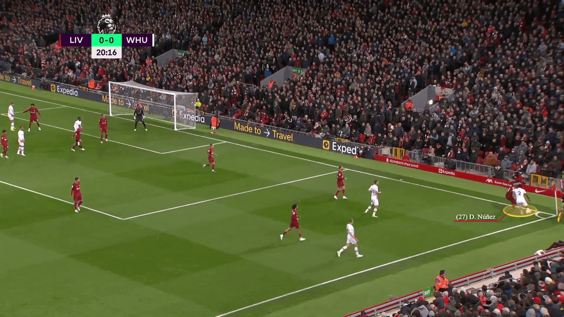 Darwin Nunez vs West Ham Tân binh bom tấn đã bắt nhịp được với Liverpool 18 Darwin Nunez vs West Ham Tân binh bom tấn đã bắt nhịp được với Liverpool 18