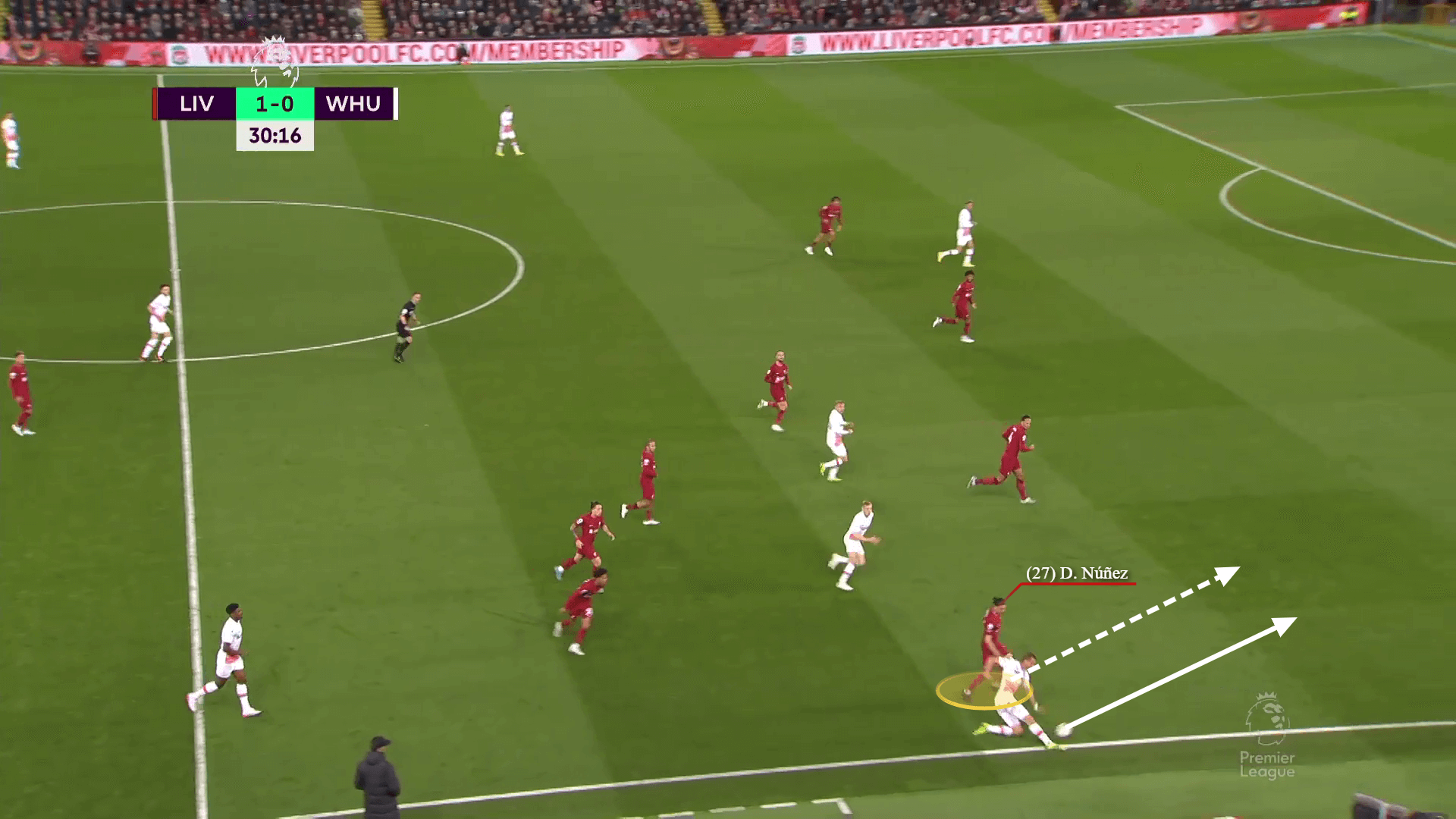 Darwin Nunez vs West Ham Tân binh bom tấn đã bắt nhịp được với Liverpool 20 Darwin Nunez vs West Ham Tân binh bom tấn đã bắt nhịp được với Liverpool 20