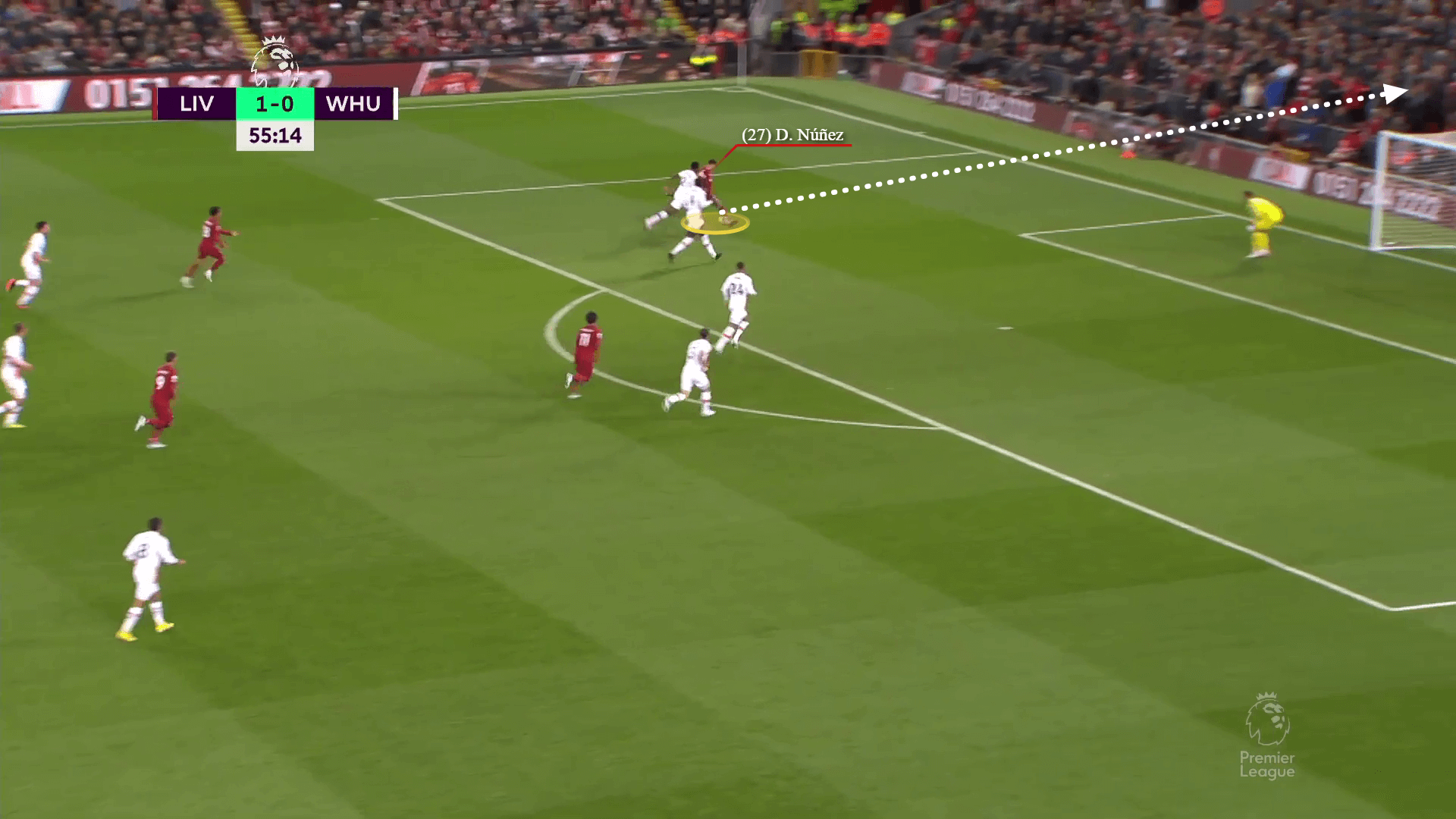 Darwin Nunez vs West Ham Tân binh bom tấn đã bắt nhịp được với Liverpool 8 Darwin Nunez vs West Ham Tân binh bom tấn đã bắt nhịp được với Liverpool 8