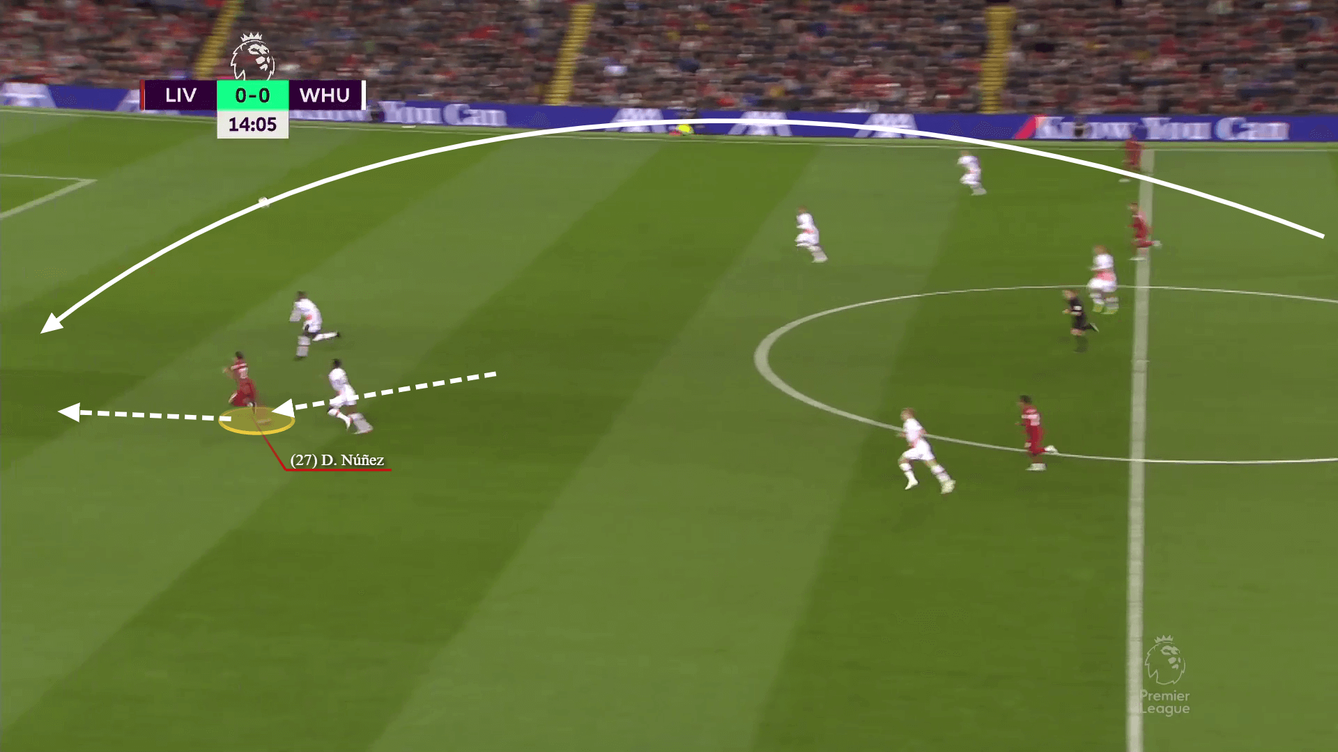 Darwin Nunez vs West Ham Tân binh bom tấn đã bắt nhịp được với Liverpool 9 Darwin Nunez vs West Ham Tân binh bom tấn đã bắt nhịp được với Liverpool 9