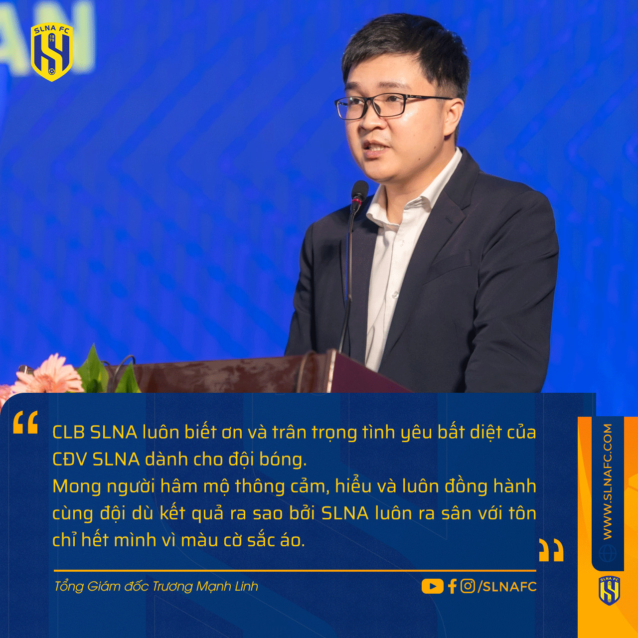 SLNA bị tẩy chay Sếp lớn lên tiếng xin lỗi người hâm mộ 1 SLNA bị tẩy chay Sếp lớn lên tiếng xin lỗi người hâm mộ 1