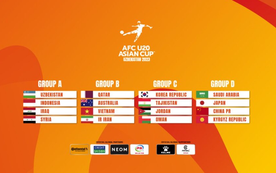 U20 Việt Nam rơi vào bảng đấu khó tại VCK U20 châu Á 2023 U20 Viet Nam roi vao bang dau kho tai VCK U20 chau a 2023