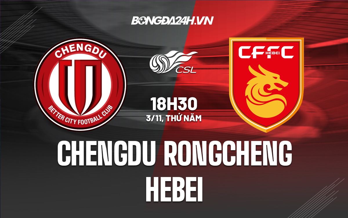 Chengdu Rongcheng vs Hebei Chengdu Rongcheng vs Hebei