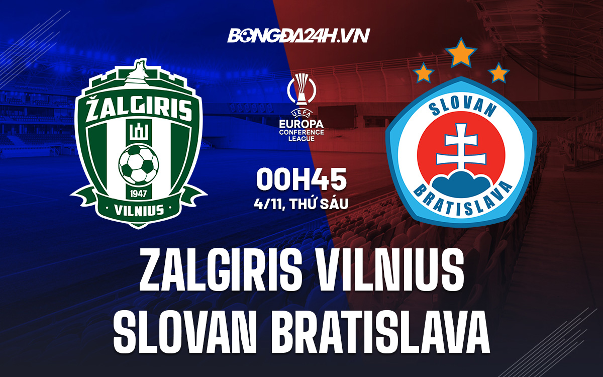 Zalgiris Vilnius vs Slovan Bratislava