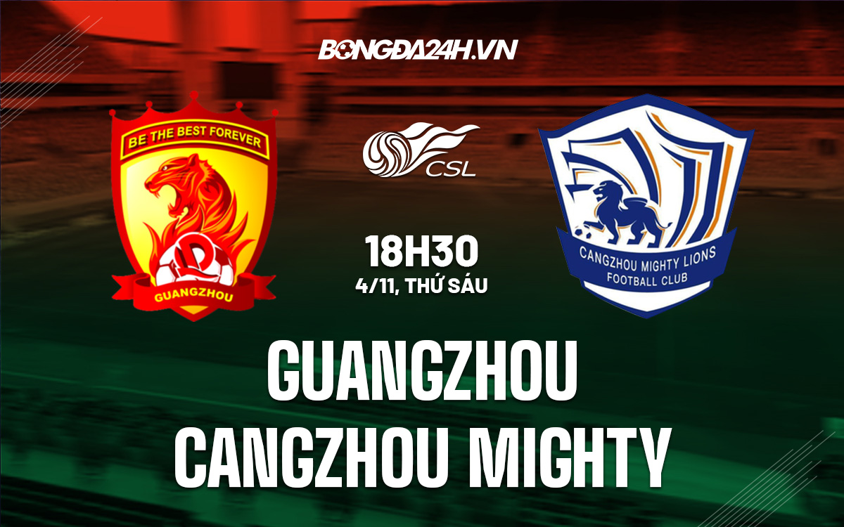 Guangzhou vs Cangzhou Mighty