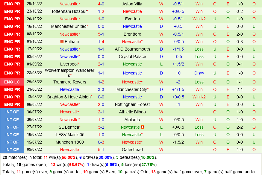 Southampton VS Newcastle