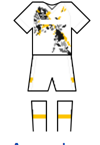 Màu áo sân khách