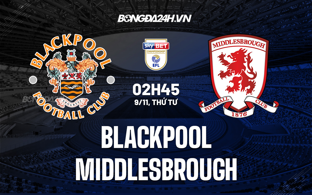 Blackpool vs Middlesbrough