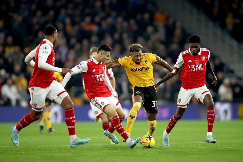 wolves vs arsenal 1