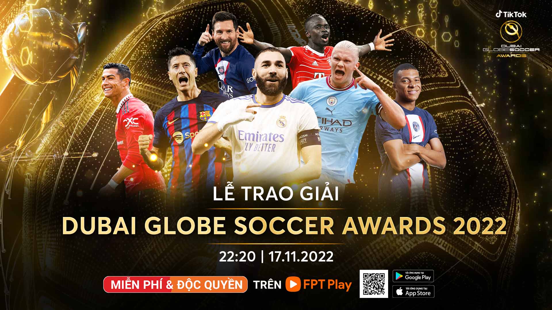 Xem lễ trao giải Globe Soccer Awards 2022 ở đâu 5
