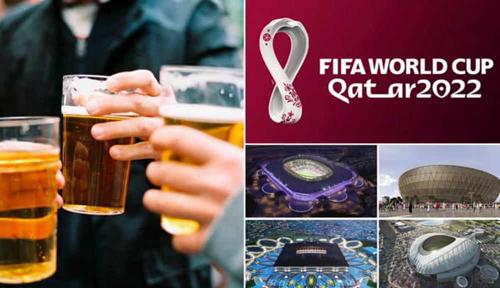 Qatar cấm bán bia tại VCK World Cup 2022. Qatar cam ban bia tai VCK World Cup 2022.