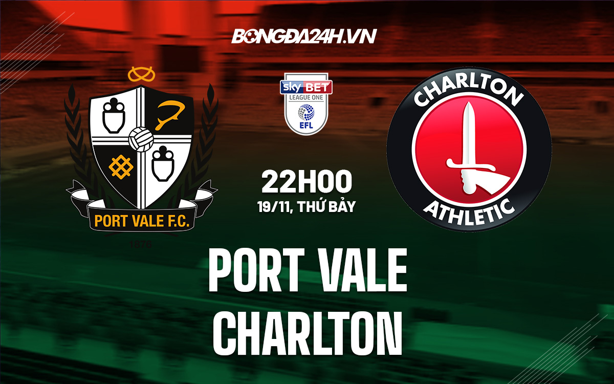 Port Vale vs Charlton