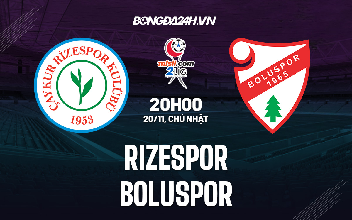 Rizespor vs Boluspor Rizespor vs Boluspor