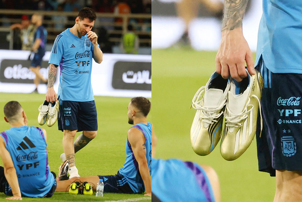 doi giay duoc Lionel Messi su dung o VCK World Cup 2022