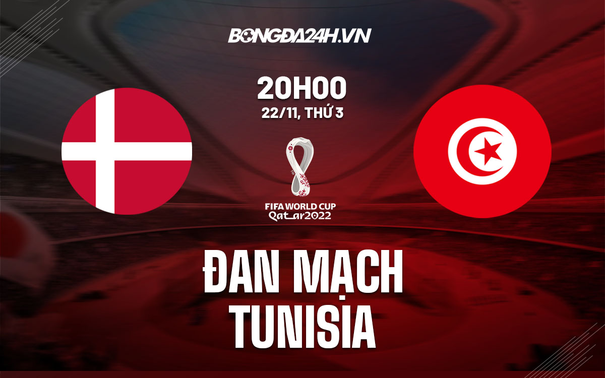 truc tiep nhan dinh soi keo Dan Mach vs Tunisia world cup 2022 hom nay