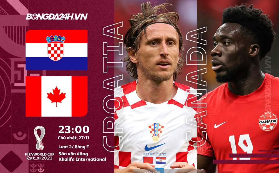 Croatia vs Canada bang F