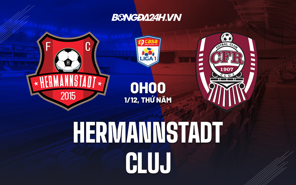 Nhận định soi kèo CFR Cluj vs Hermannstadt VĐQG Romania hôm nay