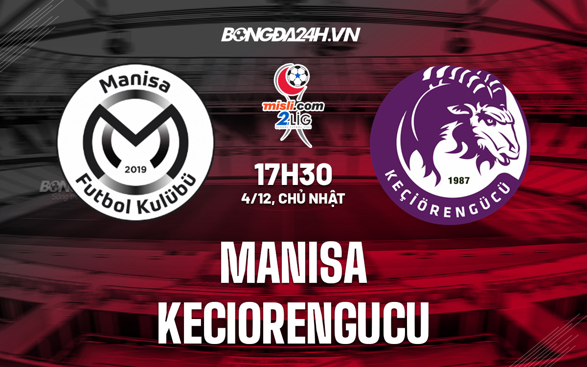 Soi Kèo Manisa Vs Keciorengucu Hạng 2 Thổ Nhĩ Kỳ 2022/23