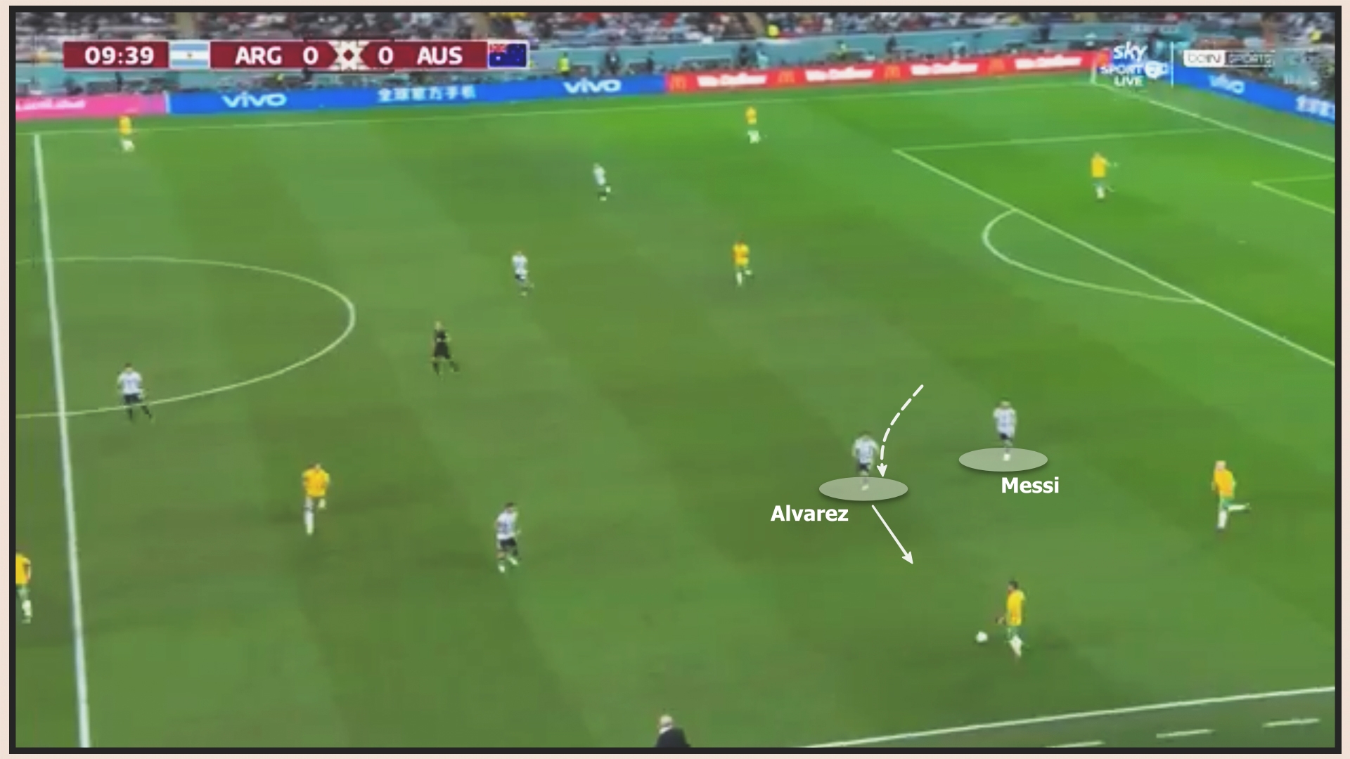 Argentina 2-1 Australia Dấu ấn Julian Alvarez 3