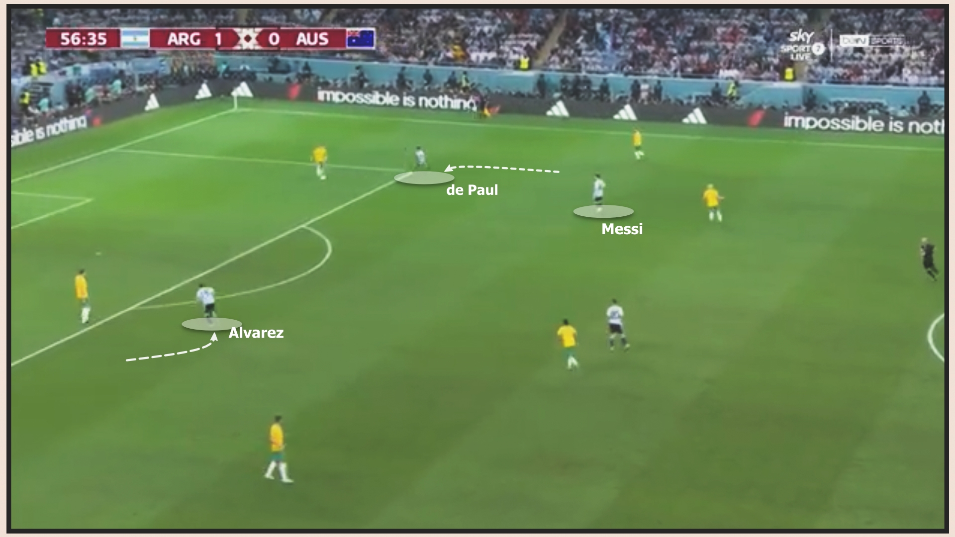 Argentina 2-1 Australia Dấu ấn Julian Alvarez 4