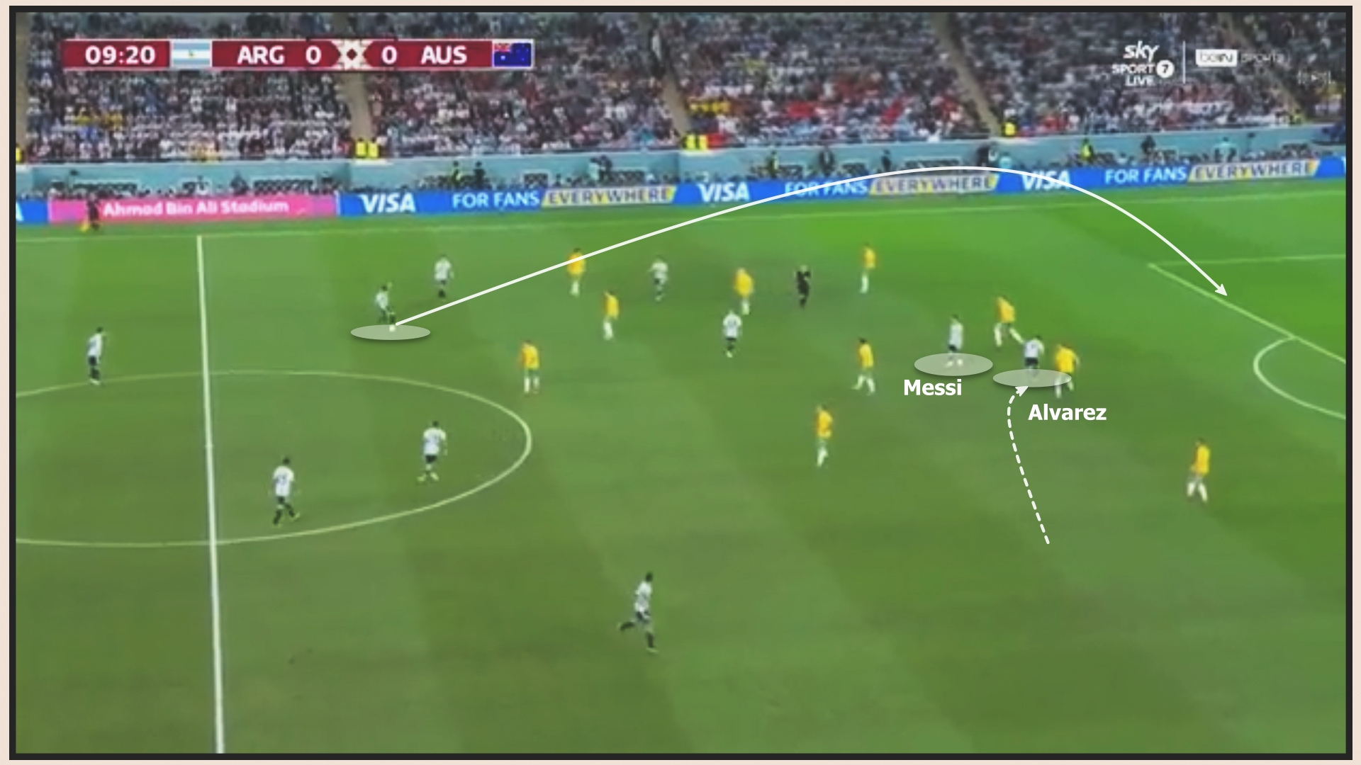 Argentina 2-1 Australia Dấu ấn Julian Alvarez 6