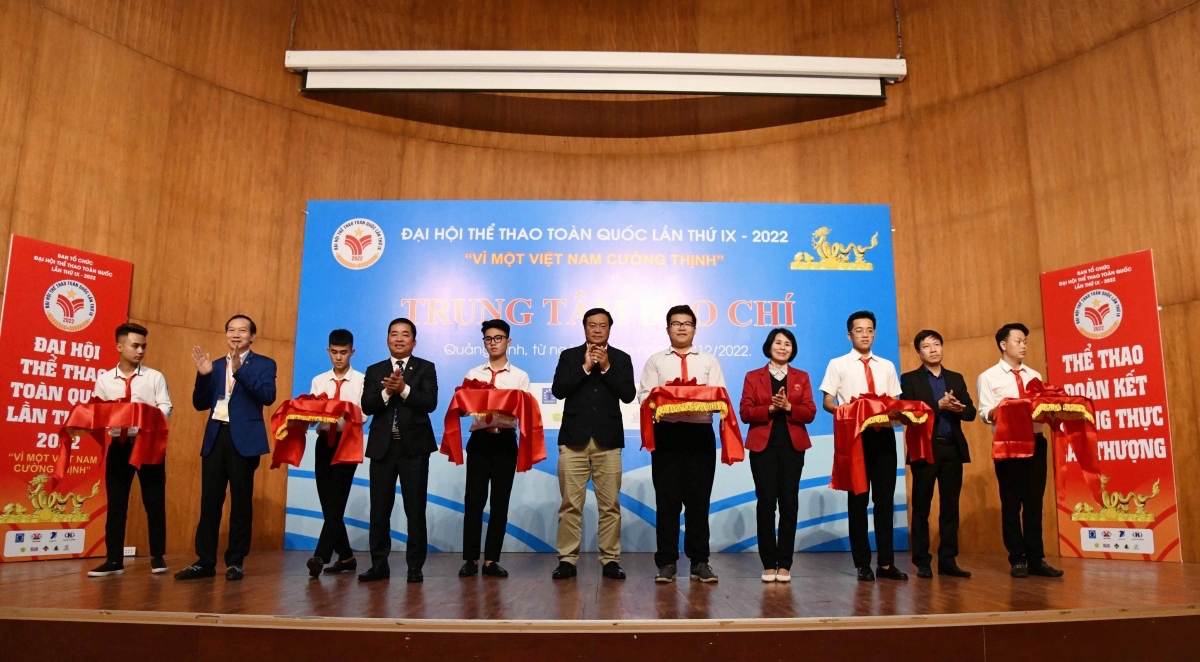 Khai trương trung tâm báo chí Đại hội thể thao toàn quốc 2