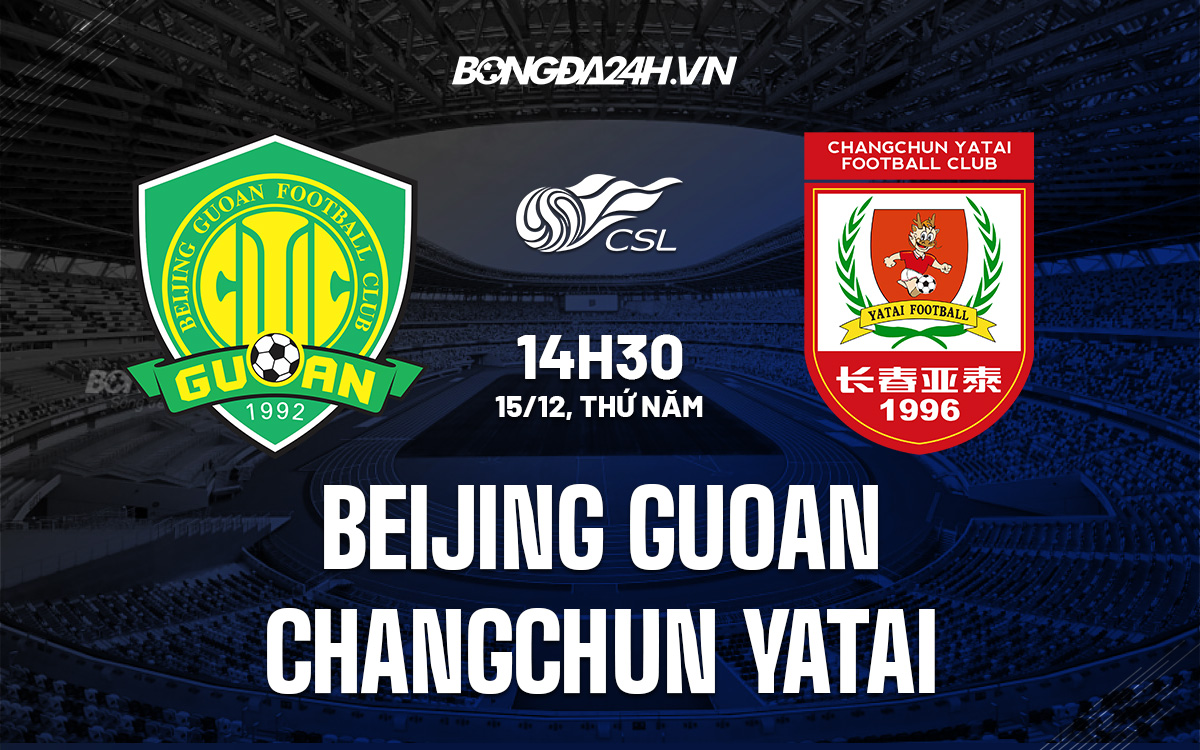 Beijing Guoan vs Changchun Yatai
