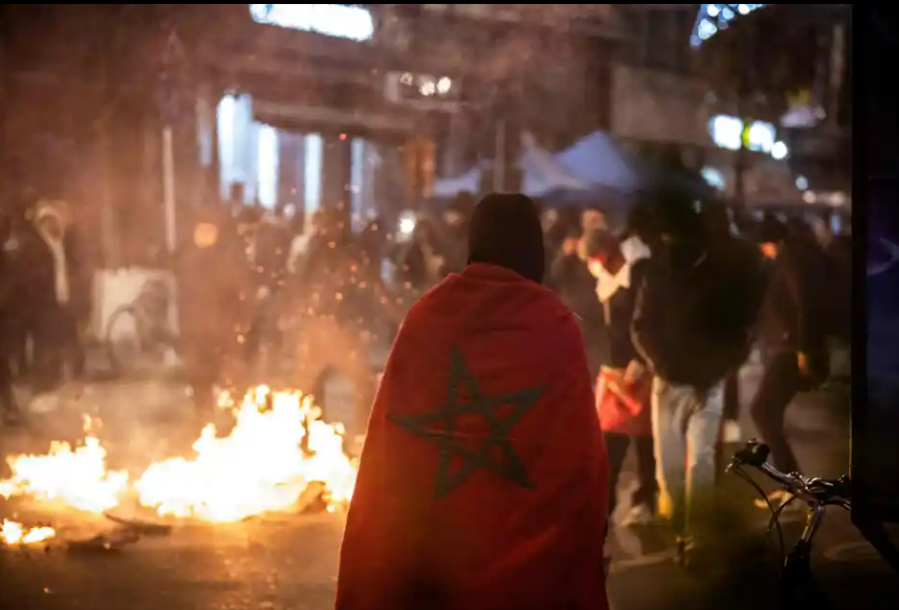 115 người bị bắt giữ, 1 cậu bé qua đời sau chiến thắng của Pháp trước Morocco 4 115 người bị bắt giữ, 1 cậu bé qua đời sau chiến thắng của Pháp trước Morocco 4