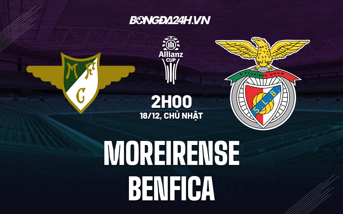 Moreirense vs Benfica