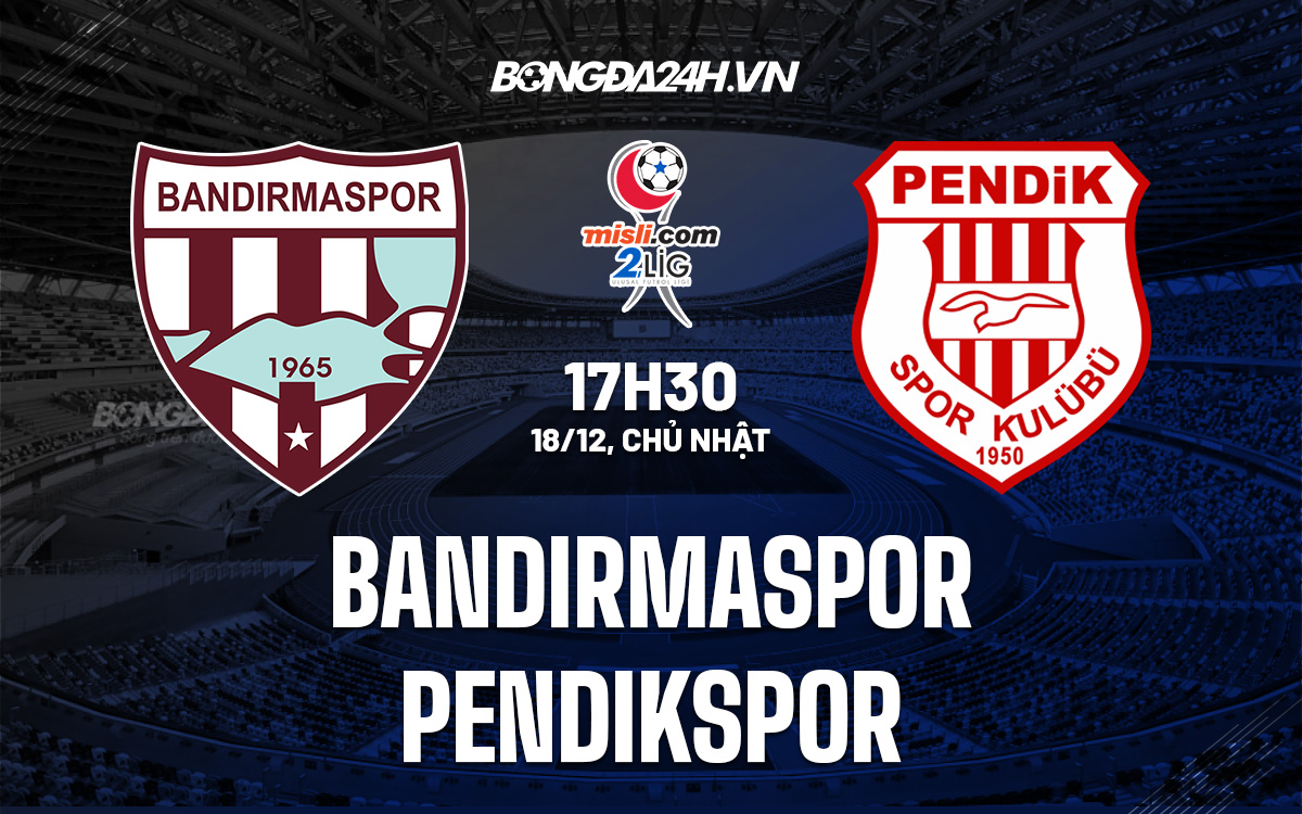 Bandirmaspor vs Pendikspor