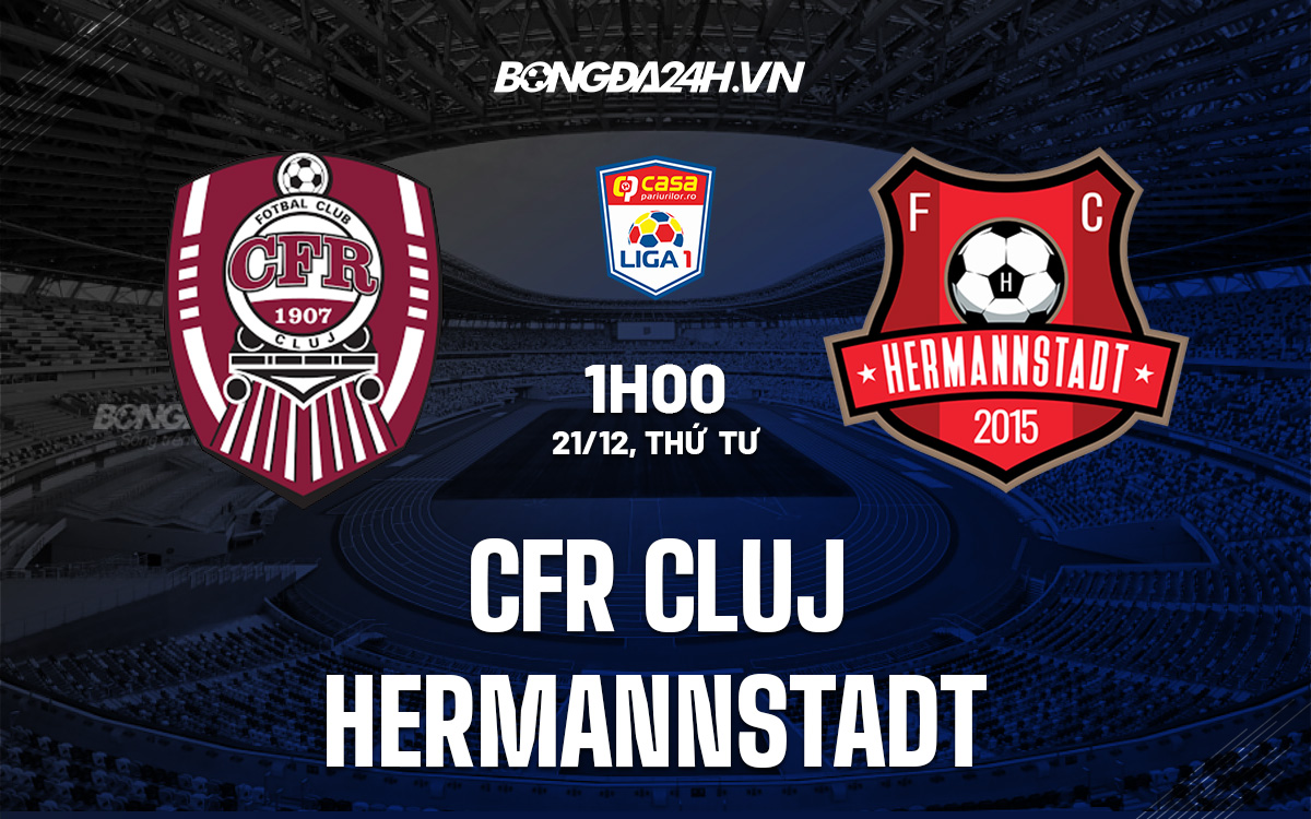 Nhận định soi kèo CFR Cluj vs Hermannstadt VĐQG Romania hôm nay