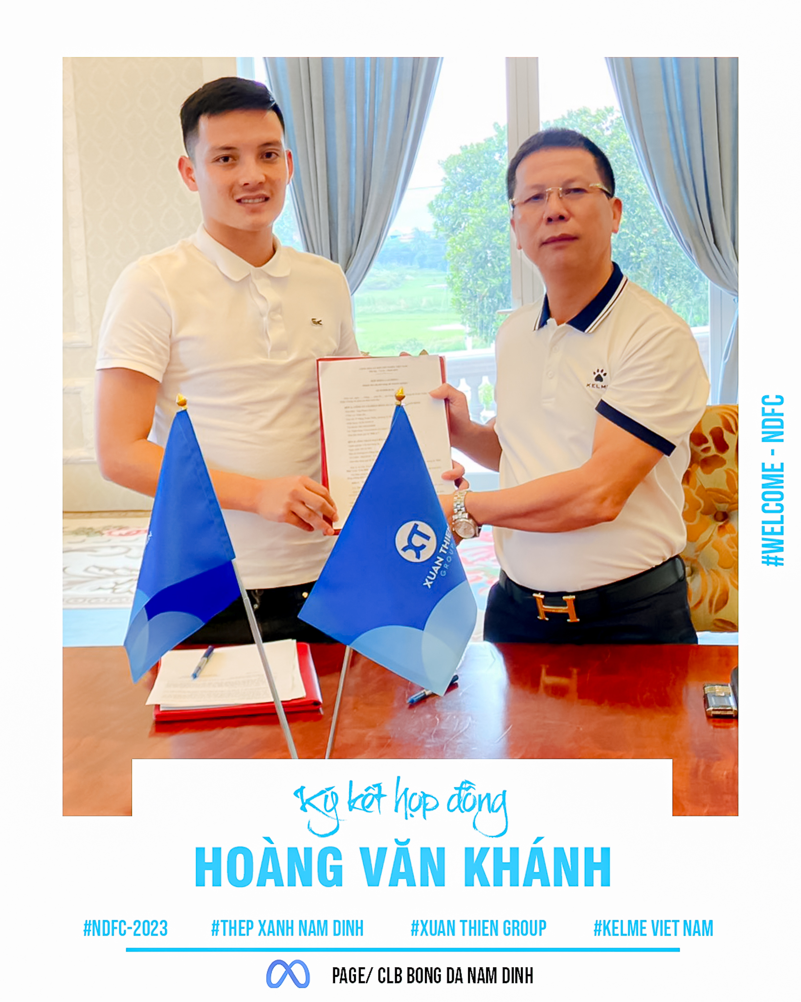 CLB Nam Định ra mắt tân binh Hoàng Văn Khánh 1 CLB Nam Định ra mắt tân binh Hoàng Văn Khánh 1