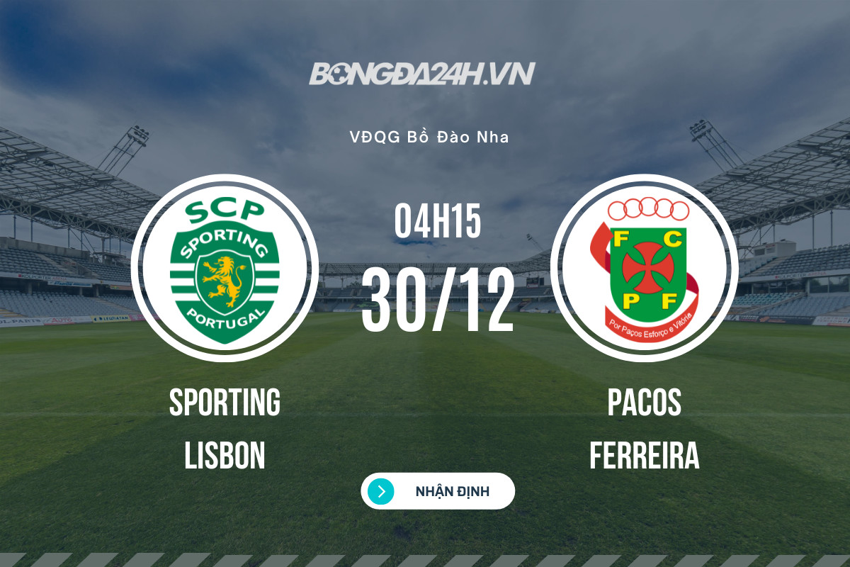 Sporting Lisbon vs Pacos Ferreira