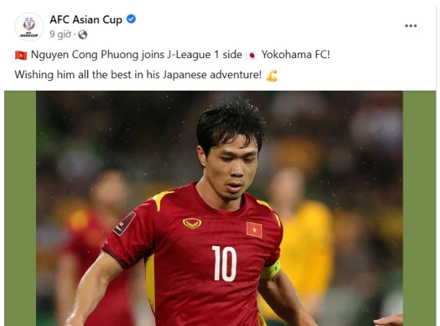 Công Phượng nhận quà đặc biệt của AFC trước khi sang Nhật 1 Công Phượng nhận quà đặc biệt của AFC trước khi sang Nhật 1