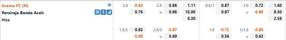 Arema vs Persiraja Banda Aceh