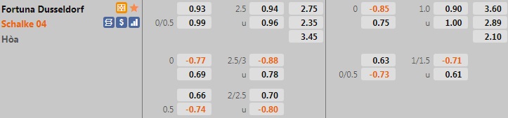 Dusseldorf vs Schalke
