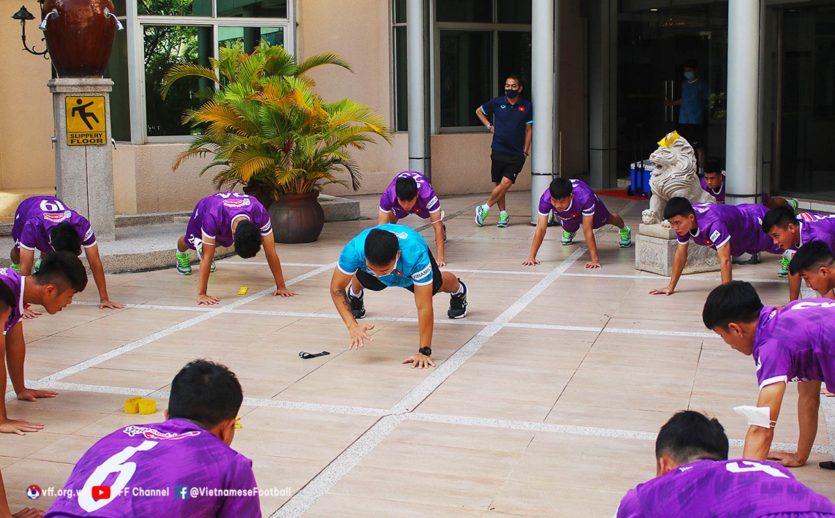 Buổi tập hồi phục của ĐT U23 Việt Nam đã bị huỷ để đảm bảo an toàn
