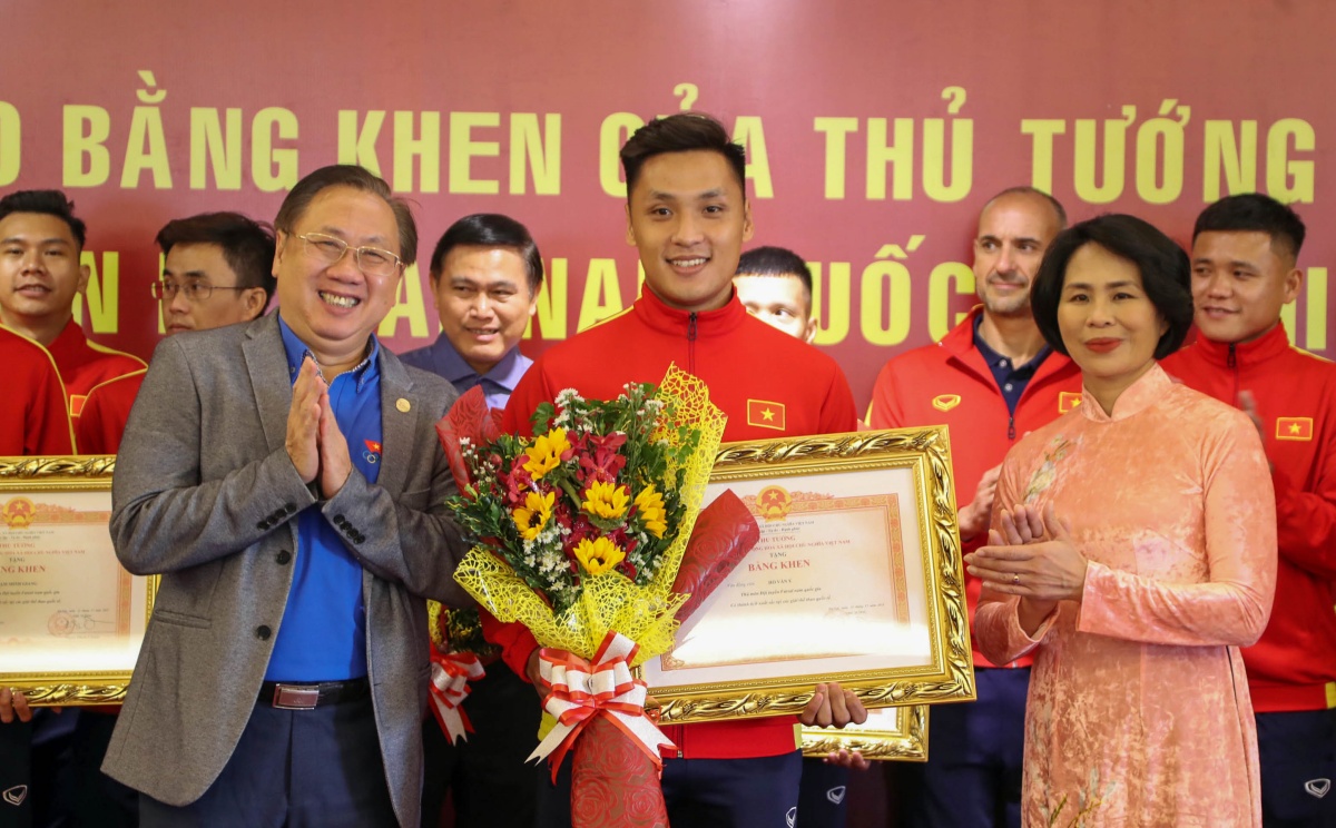 Đội tuyển Futsal Việt Nam được vinh danh