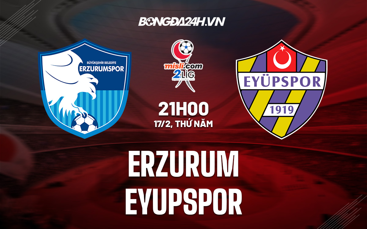 Soi kèo BB Erzurumspor vs Eyupspor  21h00 172, Hạng 2 Thổ Nhì Kỳ hình ảnh