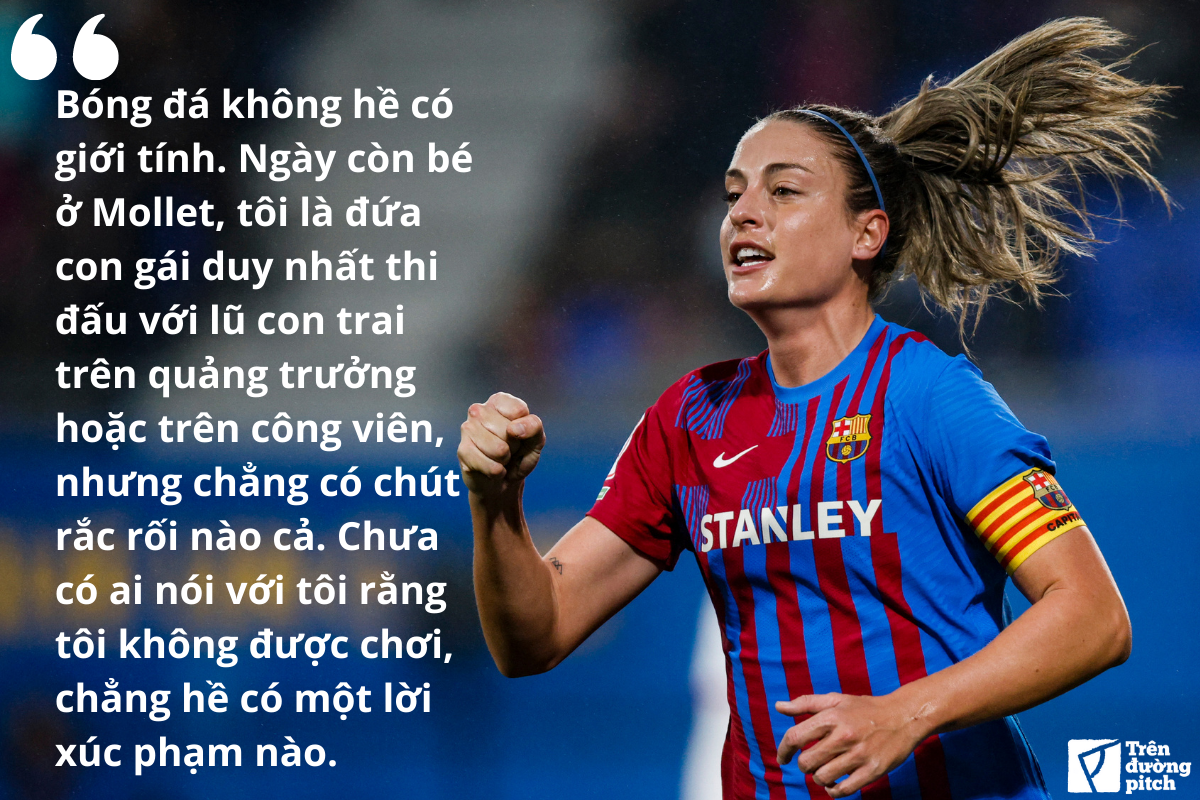 Alexia Putellas: Bóng đá không hề có giới tính