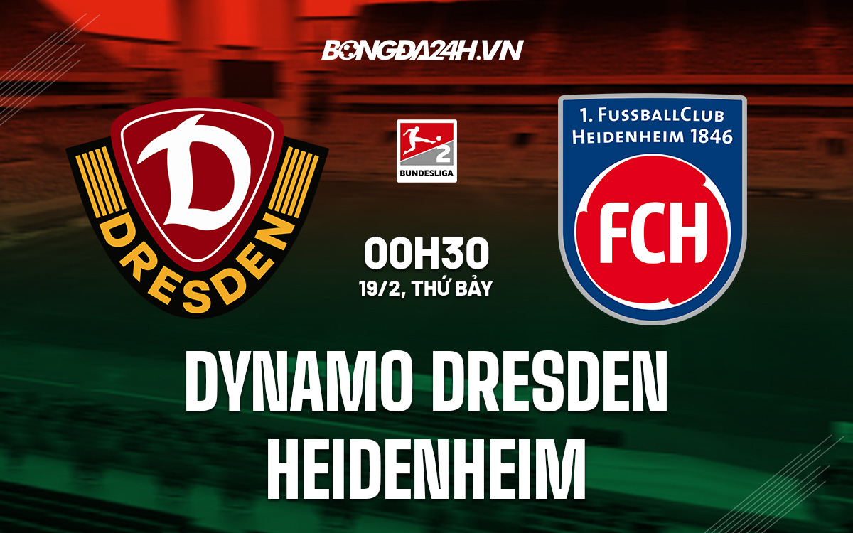 soi kèo Dynamo Dresden vs Heidenheim