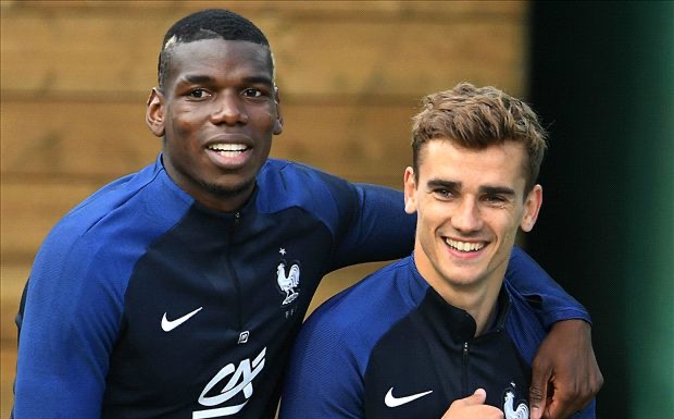 Pogba liên lạc với Griezmann trước đại chiến hình ảnh
