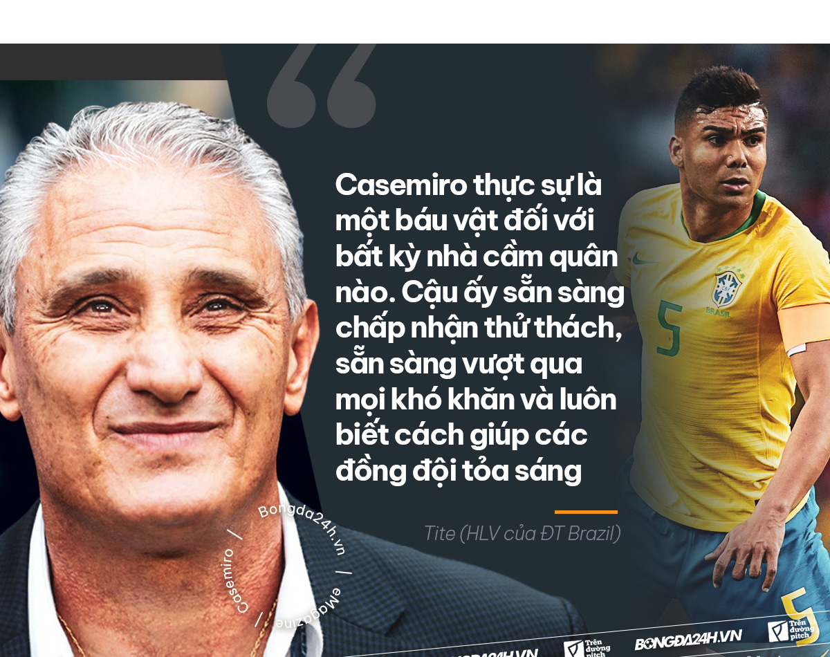 Casemiro: Cần gì phải trở thành Ronaldo?