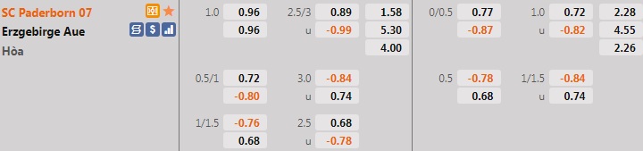 Paderborn vs Erzgebirge Aue